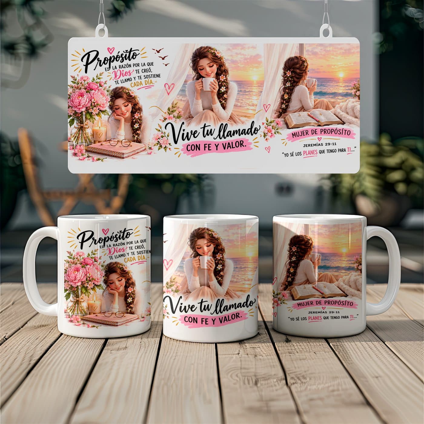 Colección de tazas Mujeres con propósito